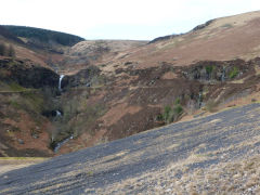 
Tramway and water tank at Blaenrhondda, February 2012